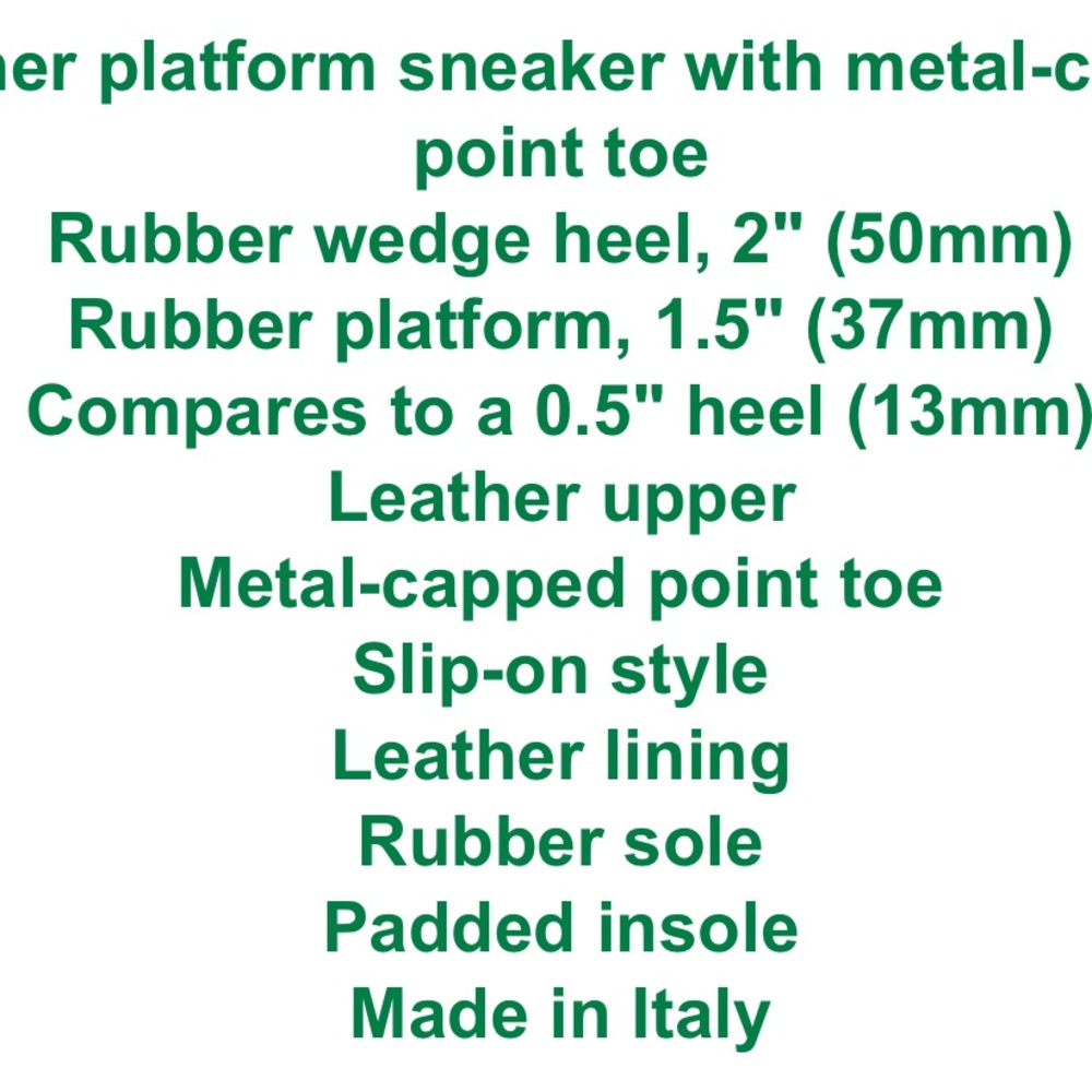 Miu Miu Black Slip-On Skater Platform Sneakers with Silver-Toned Tips - 39.5 - Picture 14 of 14